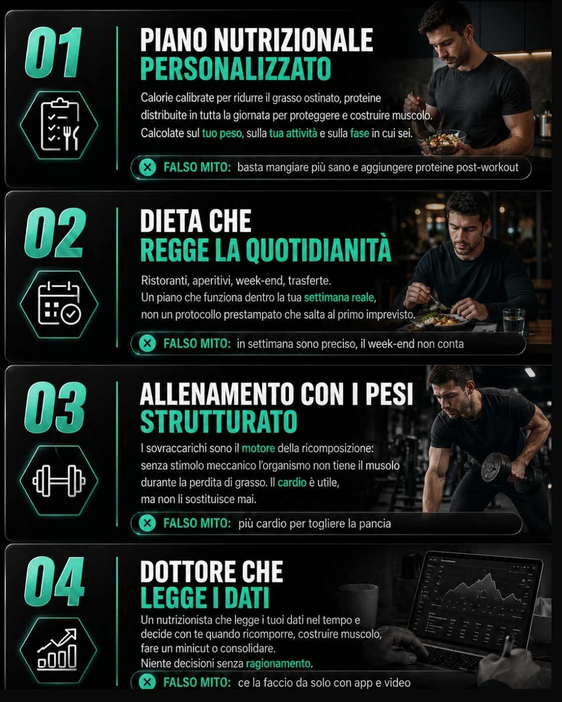 5 consigli ricomposizione corporea